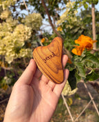 Handcrafted Wooden Heart Gua Sha Tool