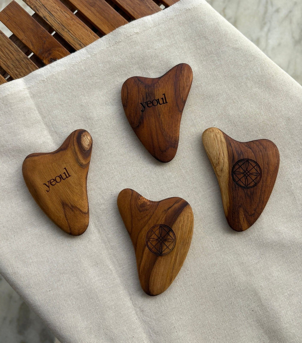 Handcrafted Wooden Heart Gua Sha Tool