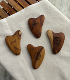 Handcrafted Wooden Heart Gua Sha Tool